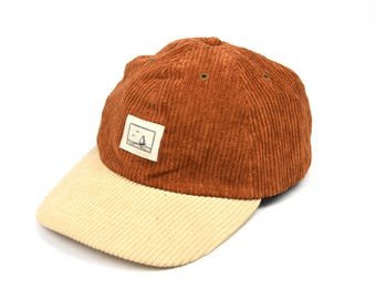Corduroy Dad Cap - 6 Panel adjustable baseball cap