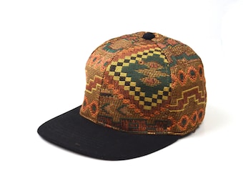 Boho Snapback cap, Cap ethno, Schirmmütze, Kappe, cappy, Cap mit Muster, Hut, Kappe, Cap jacquard