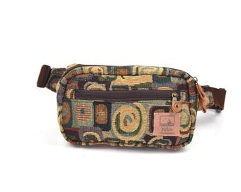 Cotton Waist Bag – Ethnic Pattern – Adjustable – Durable