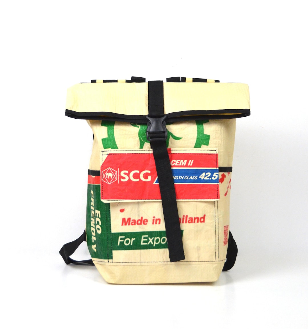 Recycled Backpack Made of Cement Bags Upcycling Bag Backpack Etsy