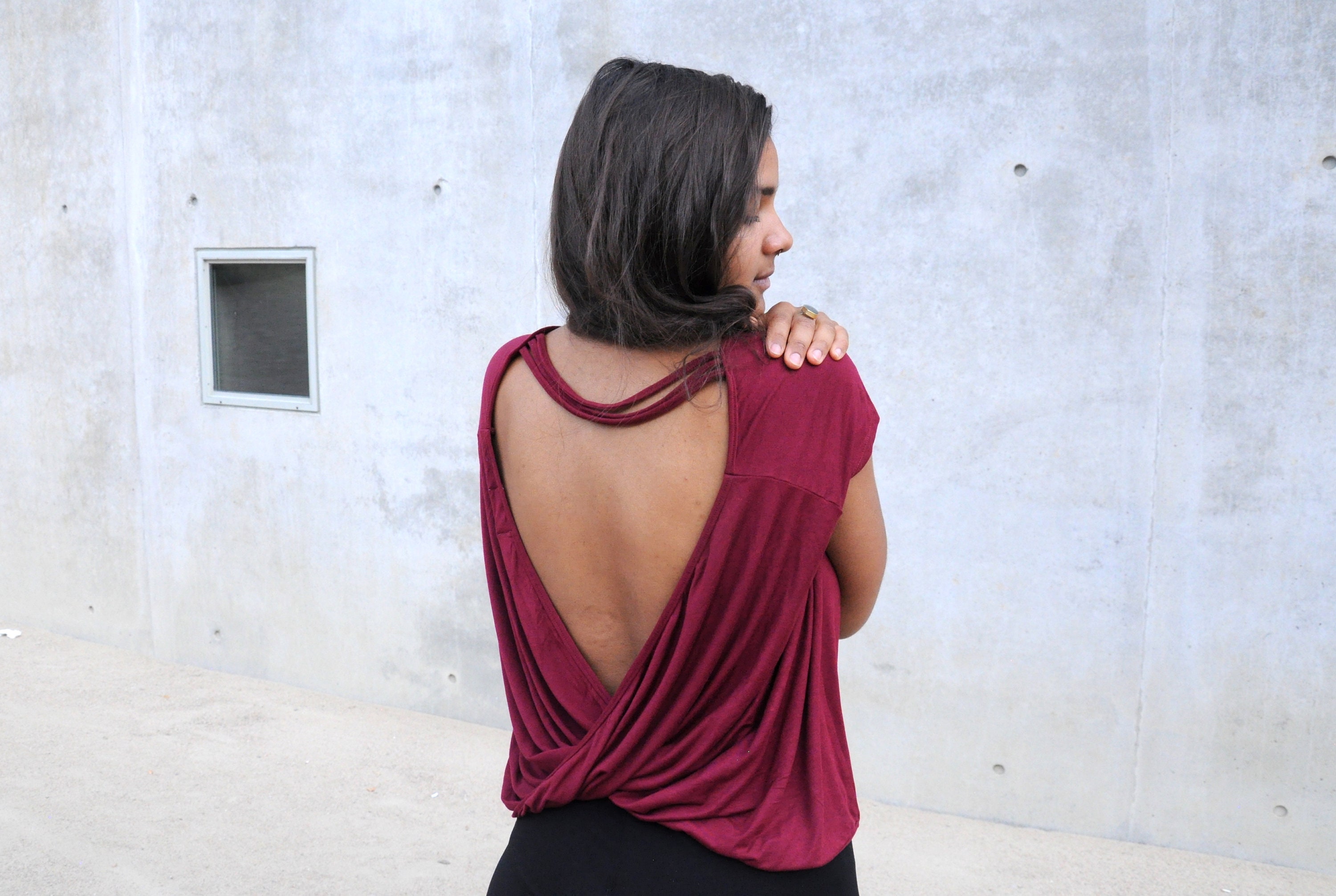Backless Tee Top - Etsy