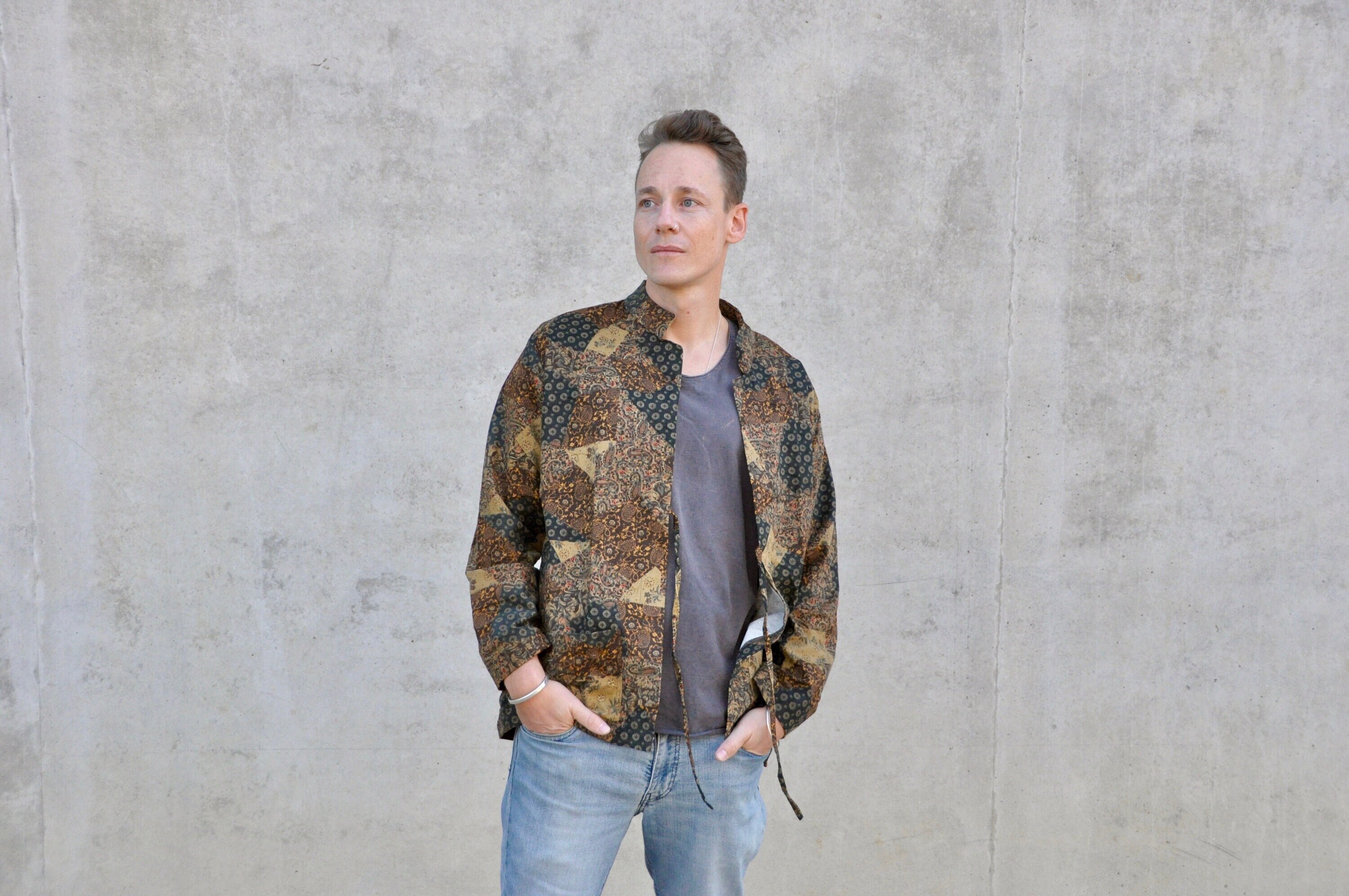 mens corduroy kimono jacket