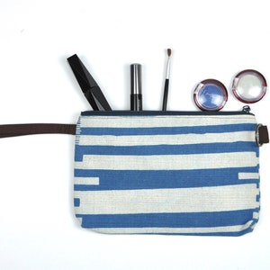 Toilet bag, cosmetic bag, universal bag, make-up bag, makeup bag, cotton toiletry bag, boho cosmetic bag image 2
