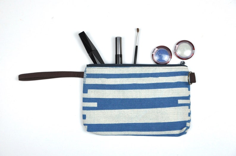 Toilet bag, cosmetic bag, universal bag, make-up bag, makeup bag, cotton toiletry bag, boho cosmetic bag image 2