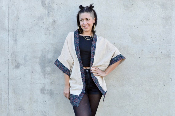 Kimono cardigan top for women