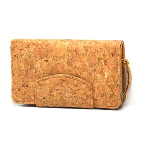 Cartera de corcho, cartera sostenible, cartera natural, cartera de corcho
