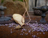Tree Bead Bag, Shaman Bag, Hemp Bag, Wooden Bag, Vessel, Tobacco Bag, Witch, Ritual