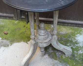 Pair of hand-painted bedside tables.