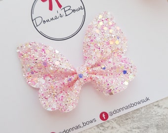 Nœud papillon scintillant, nœud à cheveux scintillant, serre-tête papillon, serre-tête pour tout-petit, pinces pour bébé fille, barrettes à cheveux d'été, accessoires pour cheveux pour fille