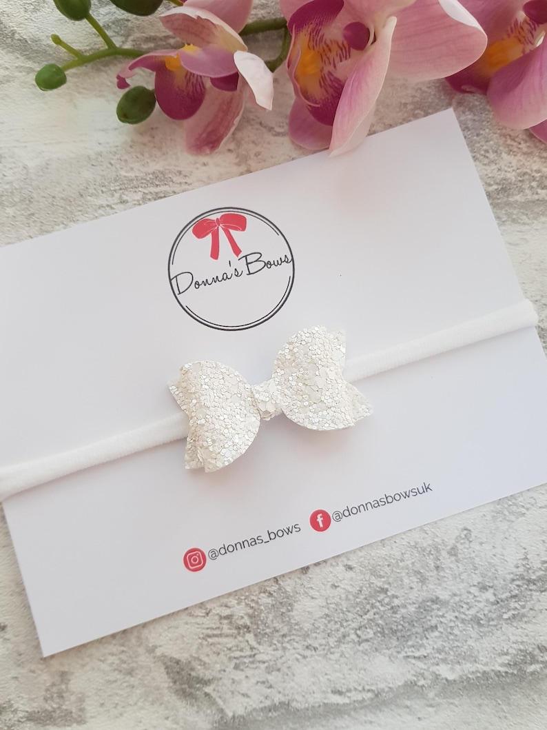 Baby headbands, newborn gift, baby girl headbands, toddler headband, toddler hairbands, new baby gift, pink hairbows, baby shower gift image 7