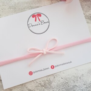 Baby headbands, newborn gift, baby girl headbands, toddler headband, toddler hairbands, new baby gift, pink hairbows, baby shower gift image 4