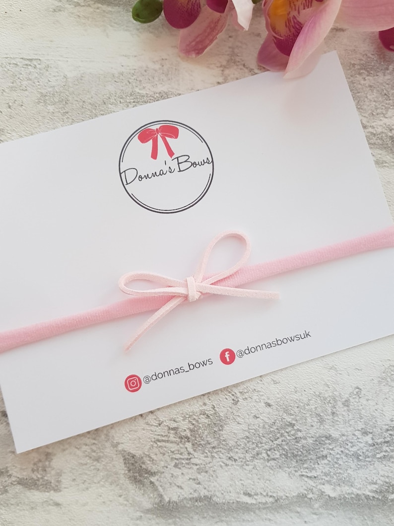 Baby headbands, newborn gift, baby girl headbands, toddler headband, toddler hairbands, new baby gift, pink hairbows, baby shower gift image 4