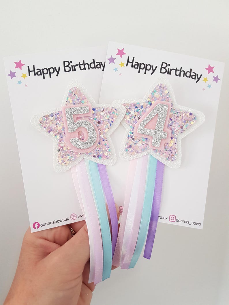 Sparkle birthday badge, girls birthday pin, girls star badge, colourful birthday badge, girls birthday rosette, rainbow birthday pin image 3