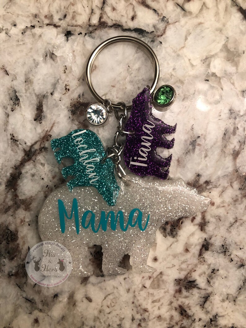 mama bear keychain