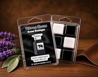 Just Fabulous Wax Melts for Warmers: Strong Home Fragrance, Designer Inspired Scent, Long Lasting Coconut Wax, Bold High End Aroma