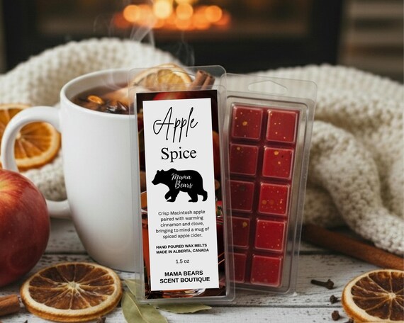 Apple Spice Wax Melts: Fall Home Fragrance for Wax Warmer, Cinnamon Clove -  Etsy