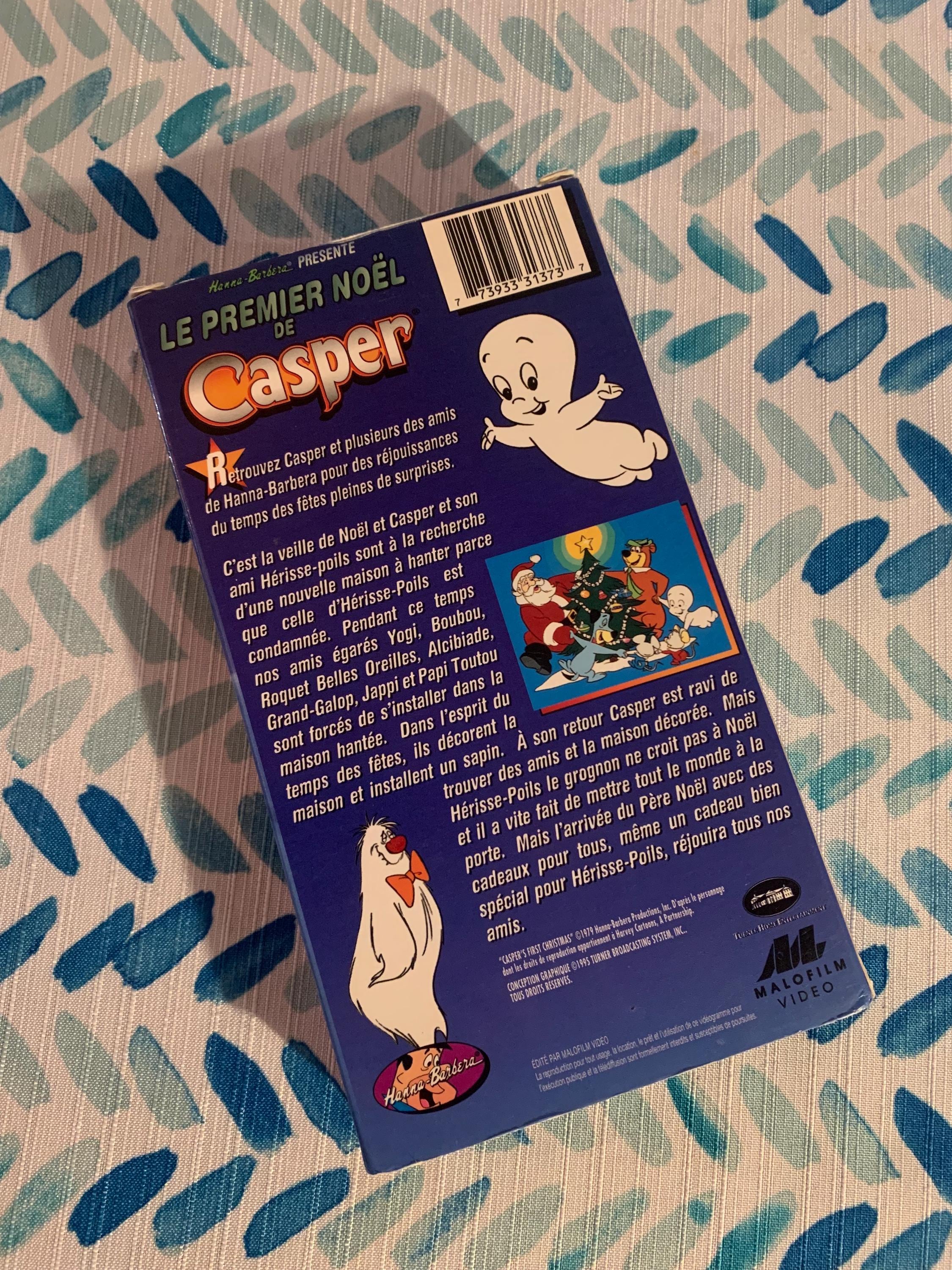 VHS Casper's First Christmas - Hanna-barbera - Yogi Bear