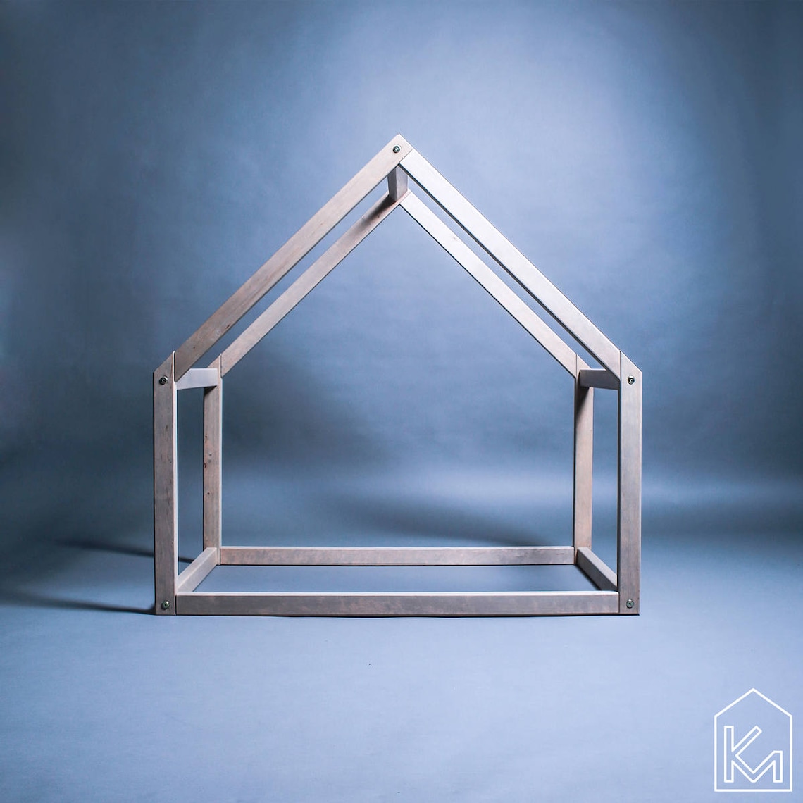 2-in-1 Hundehütte Mit Erhöhtem Bett - Wetterfester Unterstand Grau 64x91x86cm