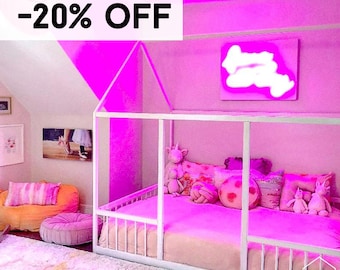 US Queen Size House Bed With Rails Kids Bunk Bed House Shape Bed