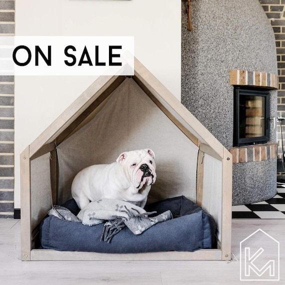 Dog bed with deals top cover