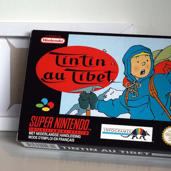 Tintin au Tibet [FAH] - Super Nintendo SNES - Boîte seule