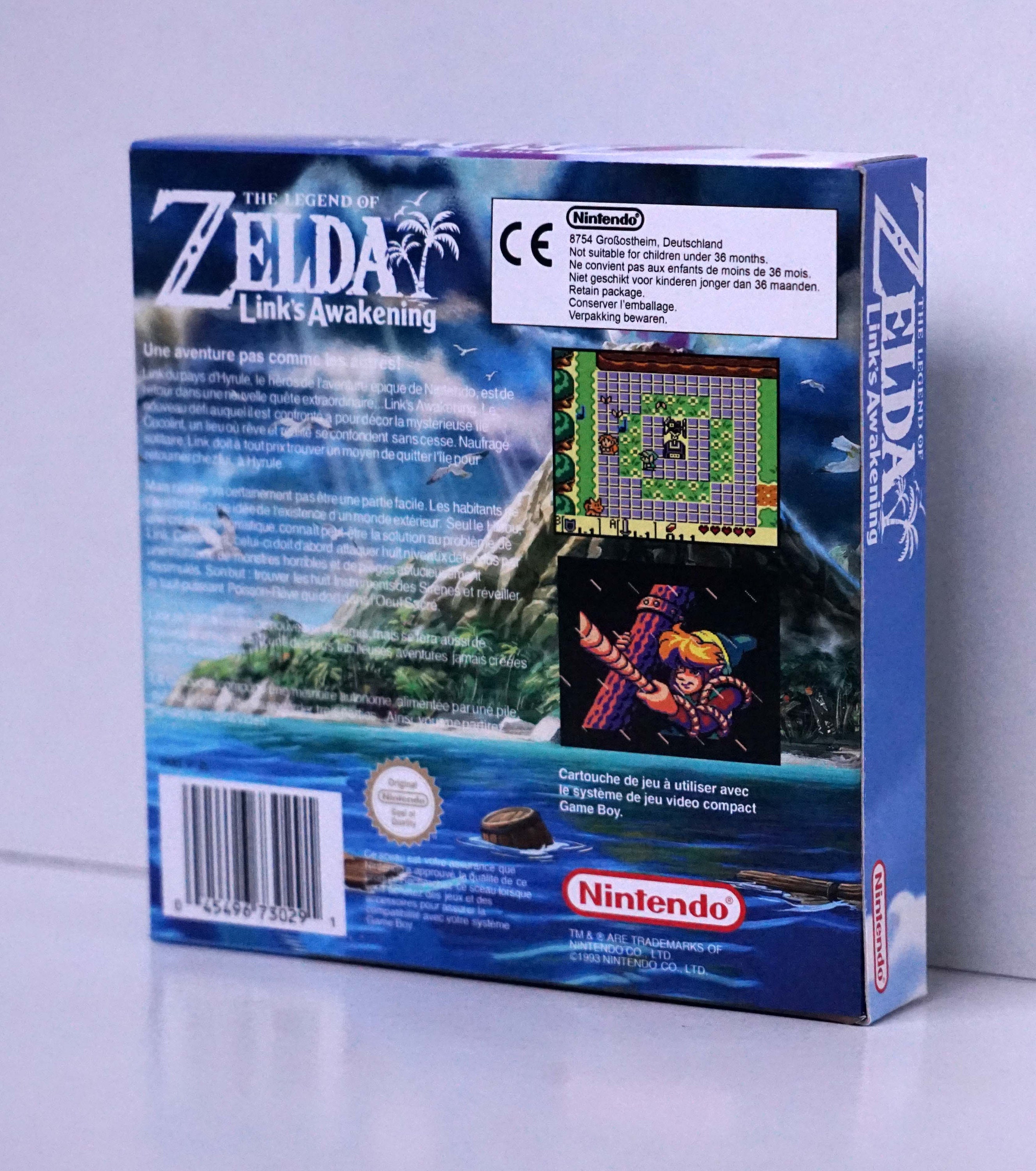 Zelda Link's Awakening custom FAH Game Boy 