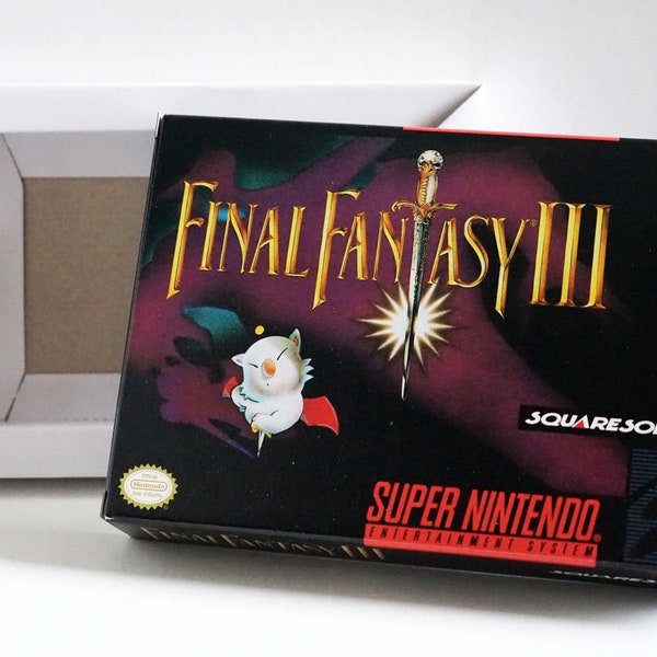 Final Fantasy 3 [USA] - Super Nintendo SNES - Boîte seule