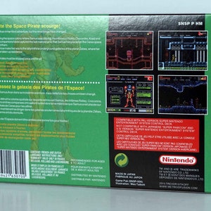 Hyper Metroïd FAH Super Nintendo SNES Français/Anglais image 3