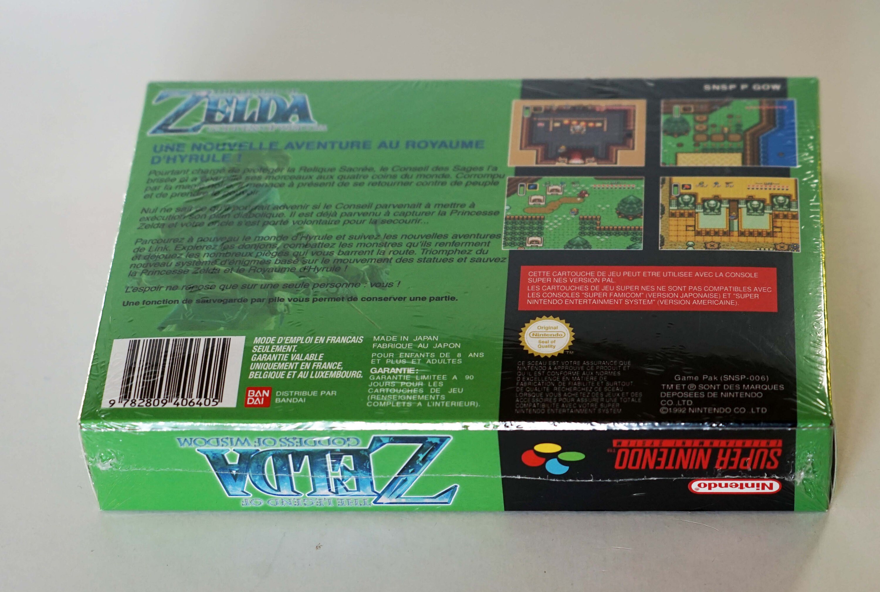 Original The Legend of Zelda for NES ported as a native SNES game