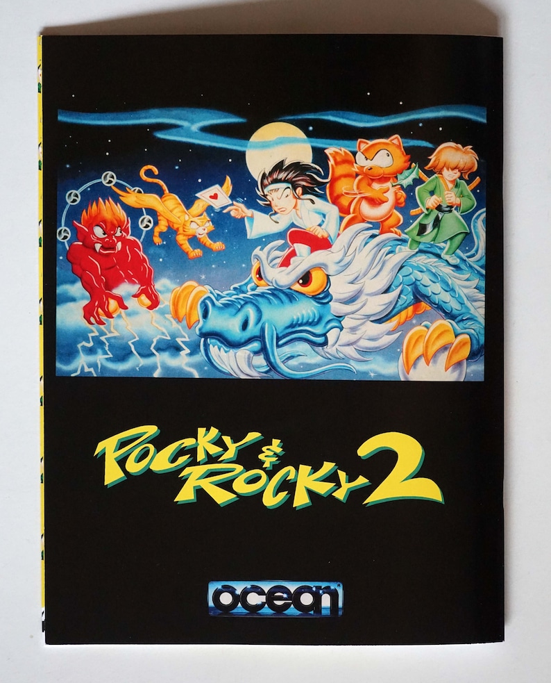 Guide Pocky and Rocky 2 Super Nintendo Etsy France Guide Pocky and Rocky 2 Super Nintendo Etsy France
