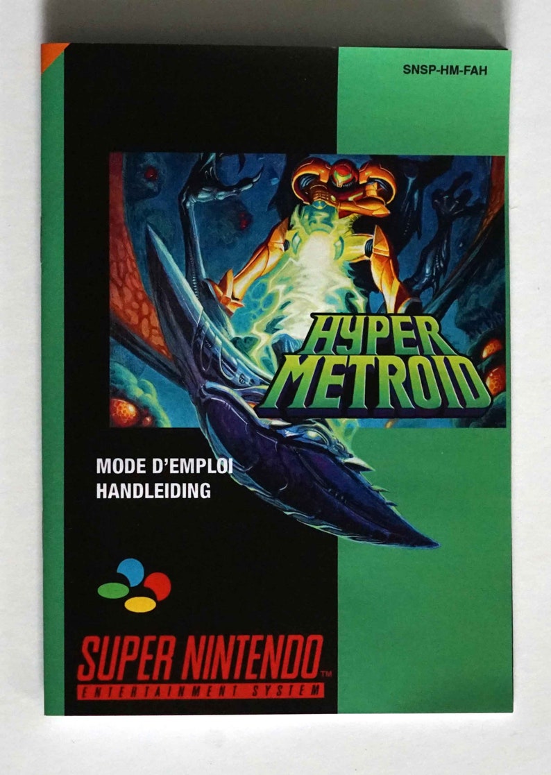 Hyper Metroïd FAH Super Nintendo SNES Français/Anglais image 6