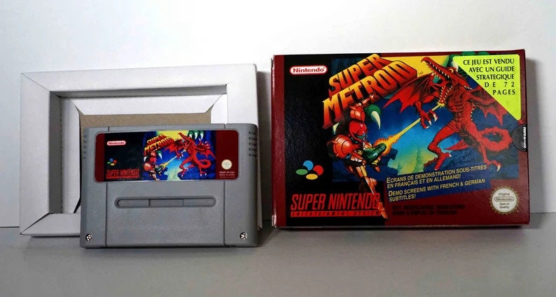 SUPER METROID SNES super Nintendo FAH Complet GUIDE + NOTICE EUR 400,00