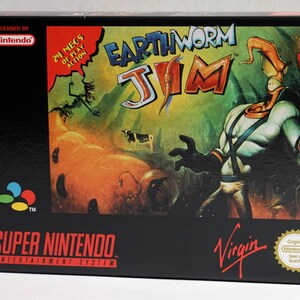 Jeu Megadrive Earthworm Jim - PAL FR - Boîte Sans Notice - 1994