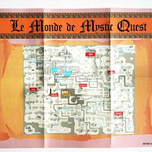Game Boy GB - Carte Mystic Quest [FRA]
