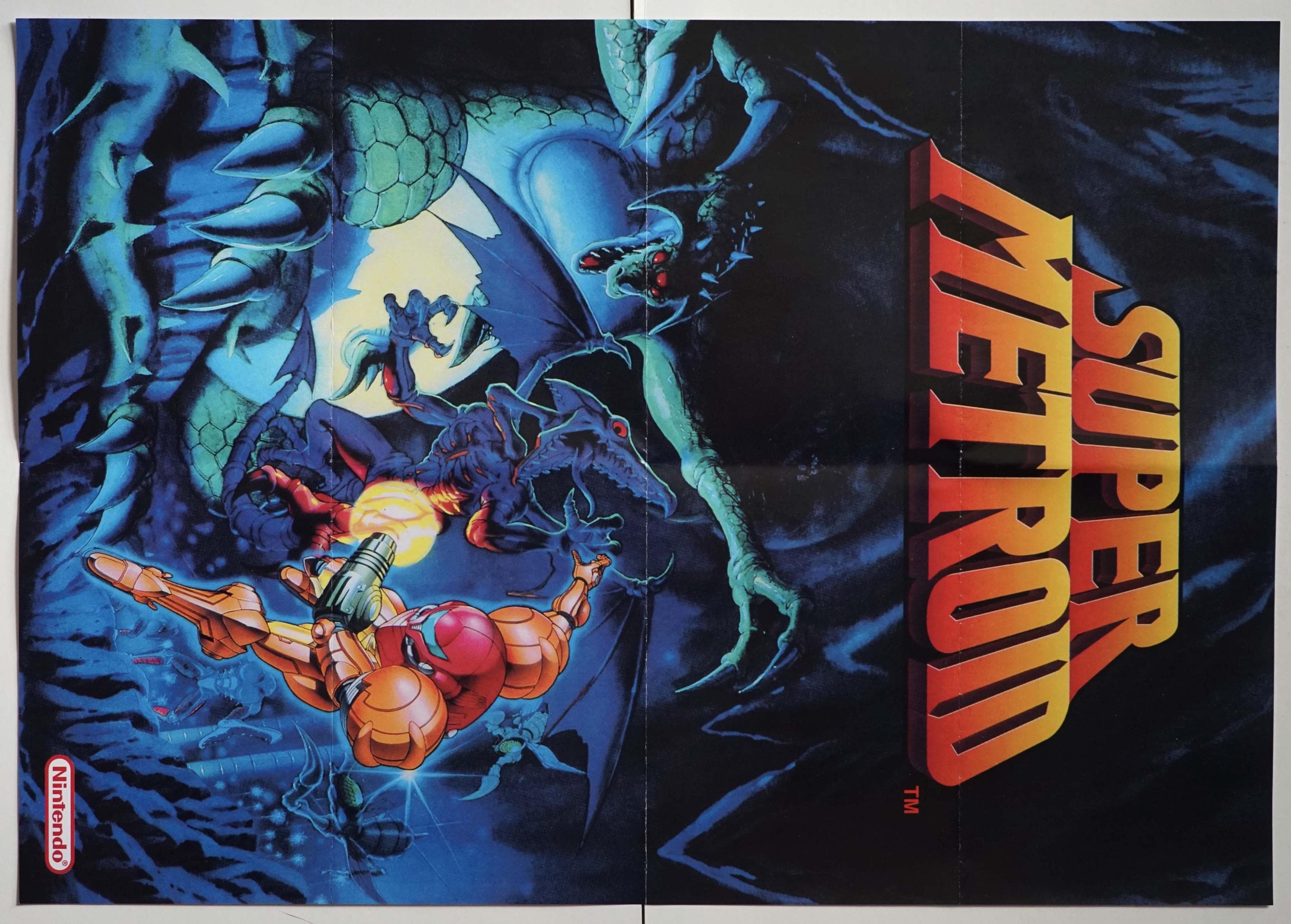 Super Nintendo SNES Super Metroïd Poster Australia