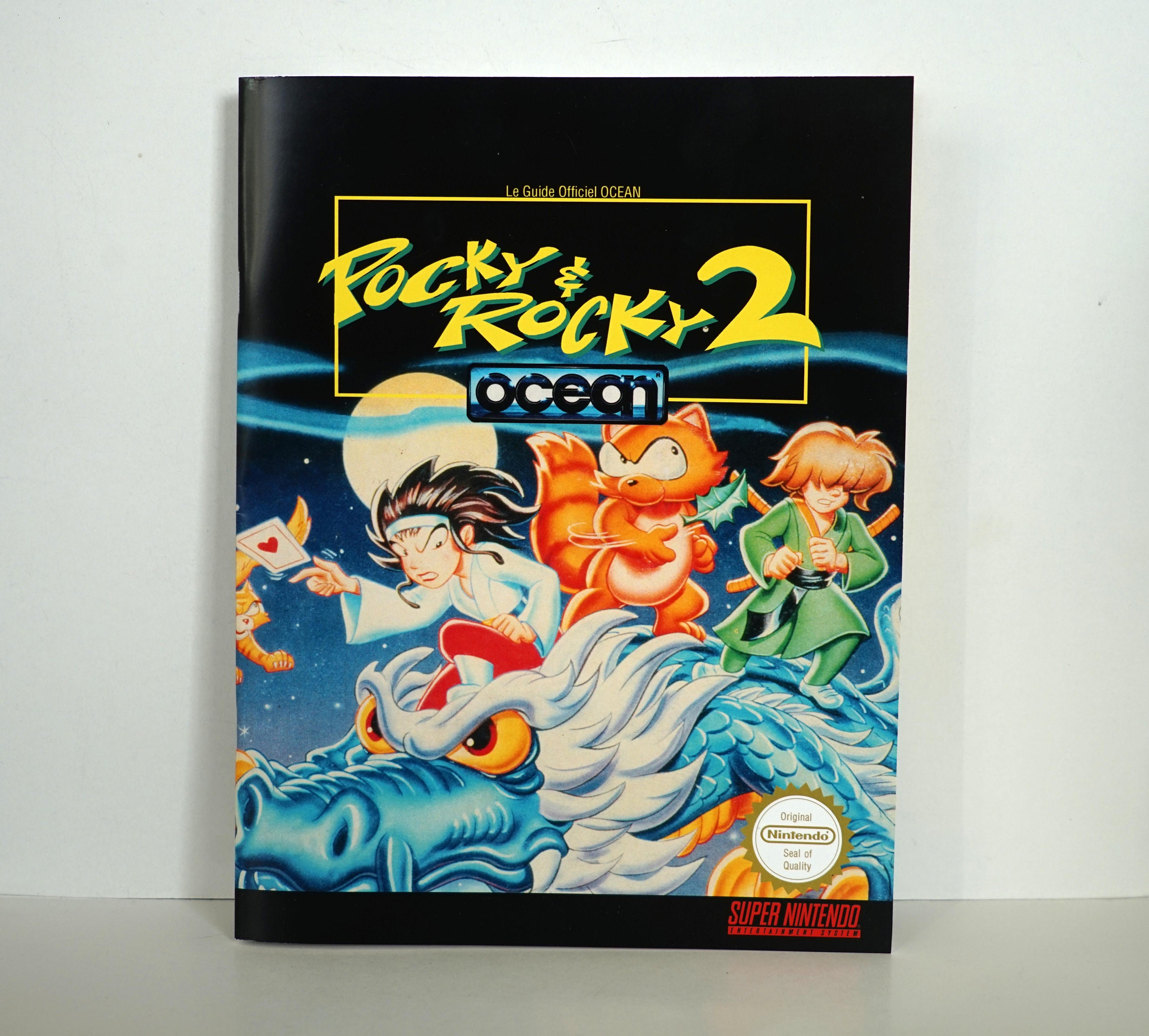 pocky and rocky 2 snes cover art pocky and rocky 2 snes cover art
