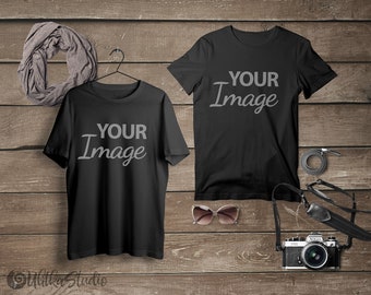 Download Free T Shirt Mockup Black T Shirt Mock Up Surface For Printing Mockup Instant Download Shirt Mockup Product Mockup Styled Photo Black Shirt Download Free Psd Mockup PSD Mockup Template