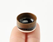 Ceramic miniature tiny vase Small handmade pottery dollhouse mini kitchen Fairy house contemporary ceramic pot Mediterranean ikebana art
