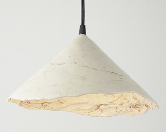 Kitchen island pendat lamp shade Rustic farmhouse chandelier suspension lighting Ceramic handmade boho hallway dinner hanging light fixture