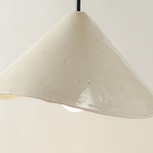 Ceramic Lamp Shade Chandelier Hanging Ceiling Light Fixture - Etsy UK