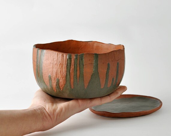 Large Rustic Handmade Outdoor Flower Plant Pot With Drainage Large Rustic Handmade Outdoor Flower, Large Outdoor Flower Pots With Drainage