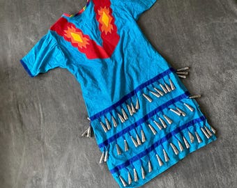 blue jingle dress Marlo Kids