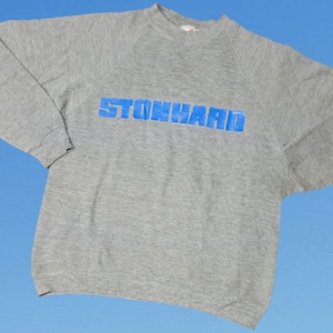 Vintage 1980s Stonhard Flooring Systems Sweatshirt Jerzees Raglan Crewneck Size XL Made in USA