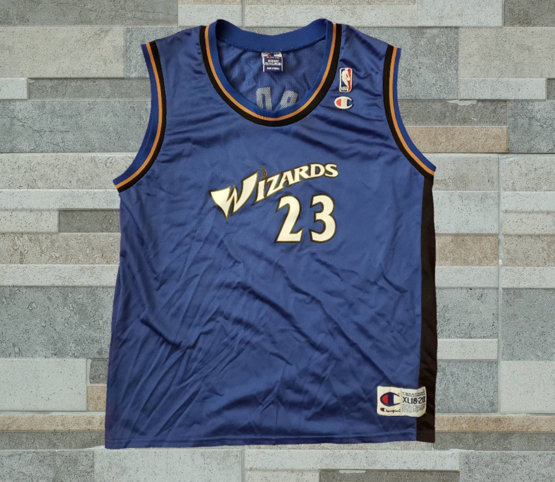 Vintage Champion Washington Wizards Jordan Jersey 8 Years