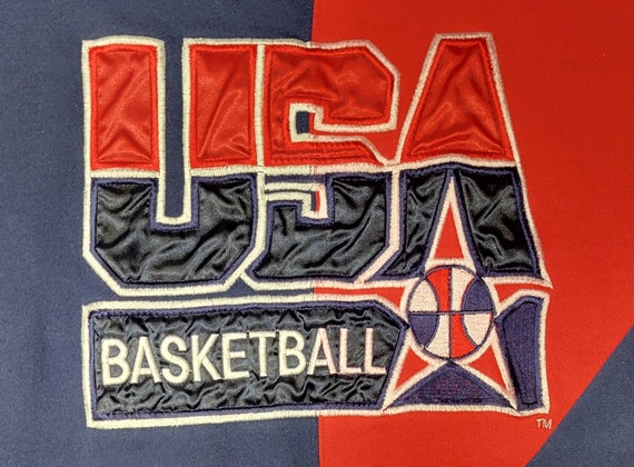 Vintage 1990s Starter USA Basketball Sweatshirt C… - image 3