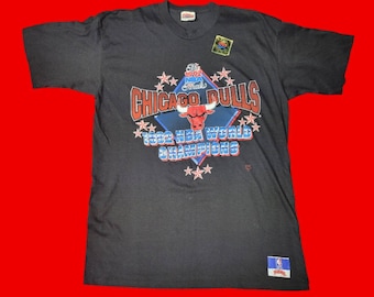 Vintage Nutmeg Chicago Bulls T Shirt / Adult L Locker Room 23