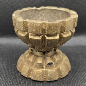 Antique WWI Trench Art Ashtray German Kugel Grenade Model 1913 World War I Militaria