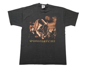 Vintage Queensrÿche T-shirt: 1990-91 World Tour, Medium - Etsy