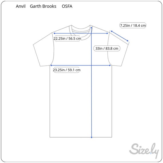 Vintage 1990s Anvil Garth Brooks Tshirt Single St… - image 5