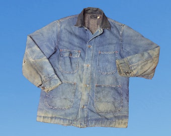 予約済み 70年代 LEE デニムジャケット、ラージブルージーンズ